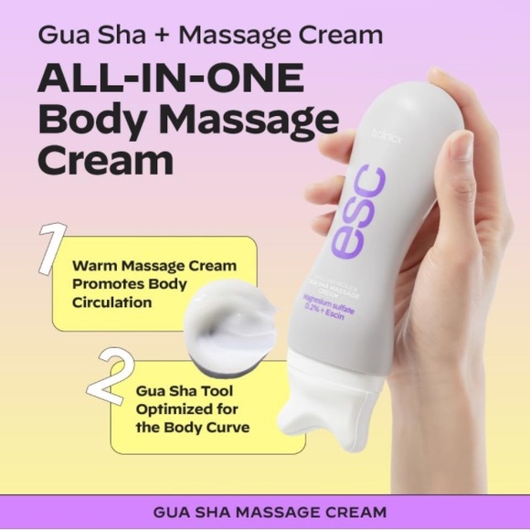 B.clinicx Magnesium+Escin Body Gua Sha Massage Cream - Picture 2 of 10